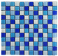 MOSAICO CRYSTAL MIX BLUE WHITE 32.7X32.7